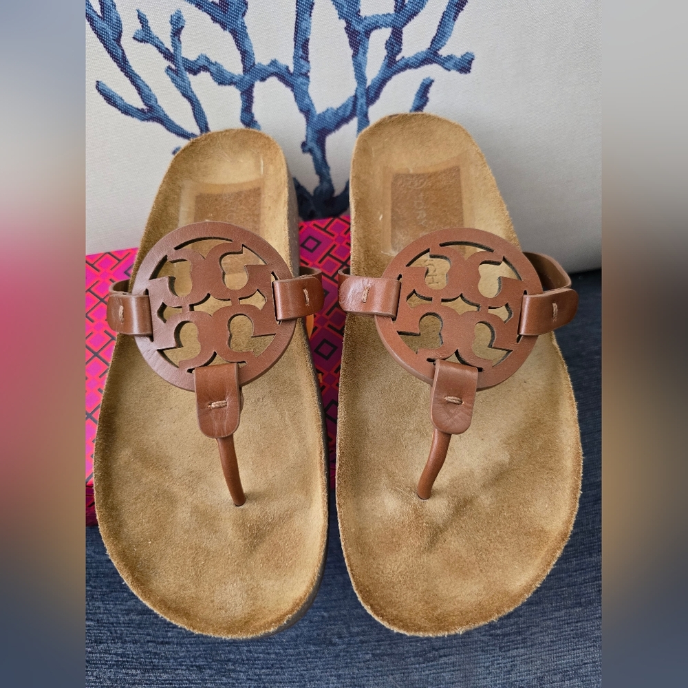 Tory Burch Miller Cloud Calf Leather Cork Classic